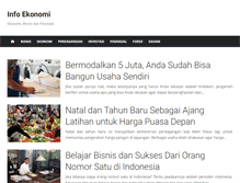 Tablet Screenshot of infoekonomi.com
